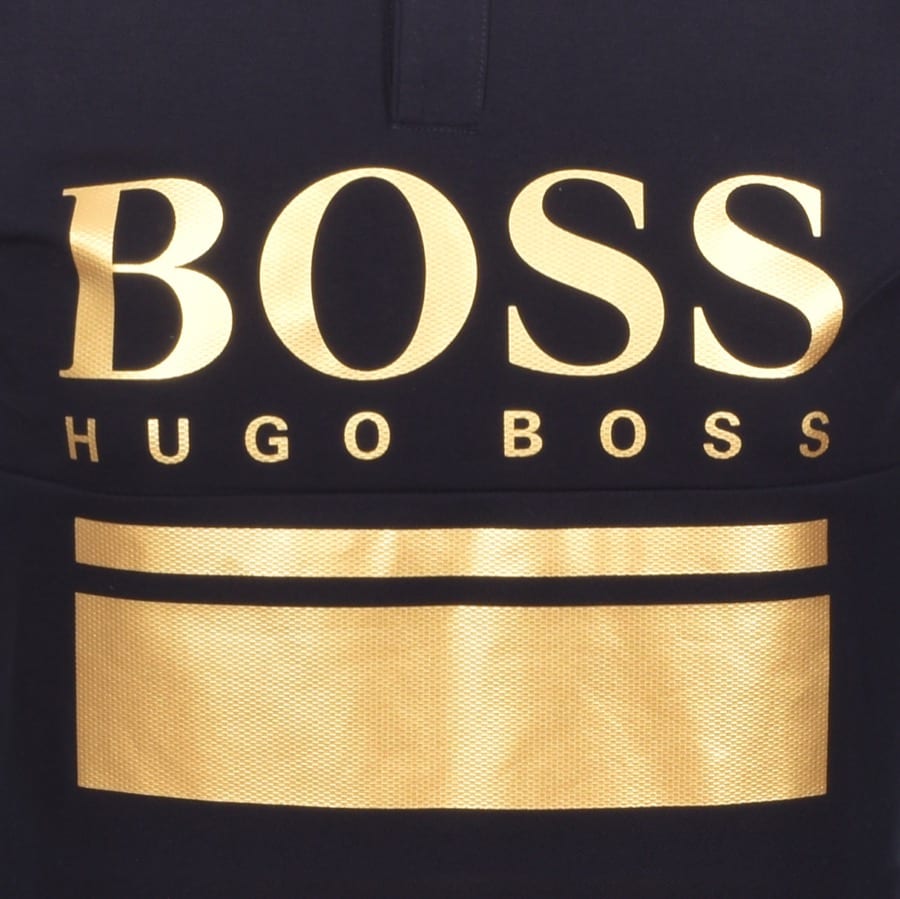 Alternative Image for ProductBOSS Pavel Logo Polo T Shirt Navy3